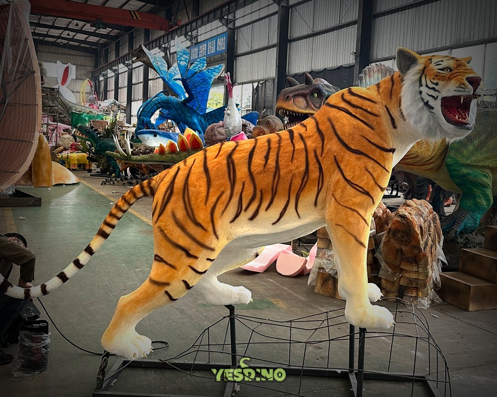 Realistic Tiger Specimen Replica Model f