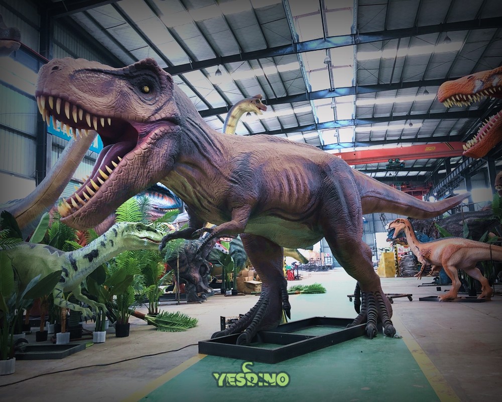 animatronic dinosaur band