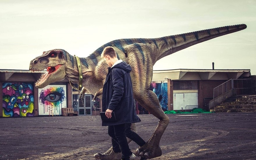 Mechanical Dinosaur Costume