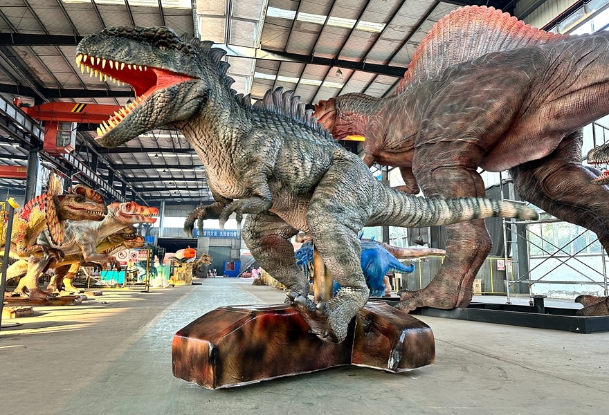 Walking Animatronic Dinosaurs