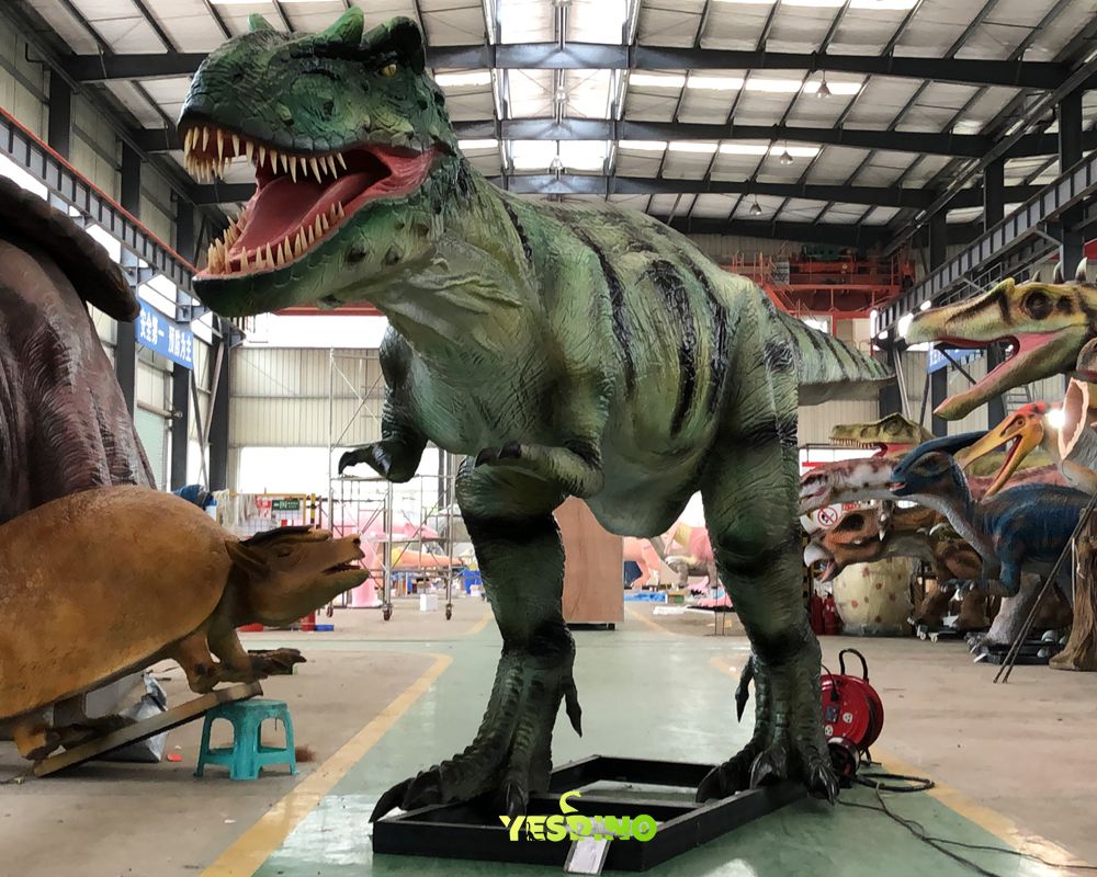 Lifelike Animatronic Allosaurus for Jurassic Park Exhibition
