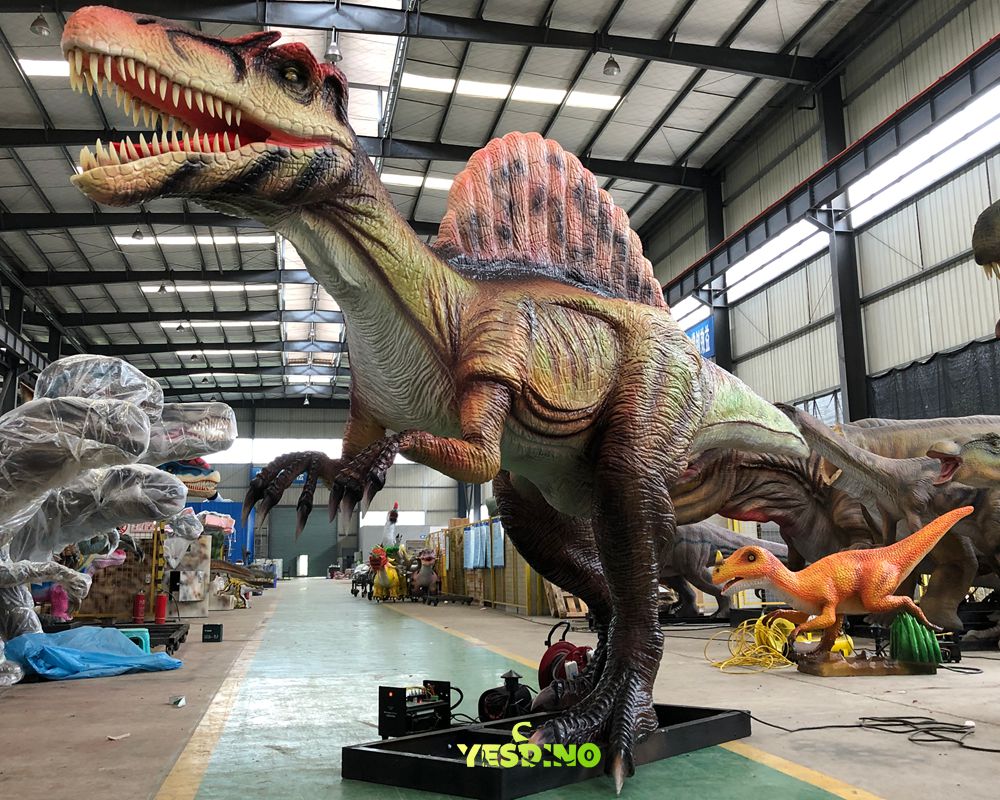 Animatronic Dinosaur Model Realistic Spinosaurus for Museum Exhibition