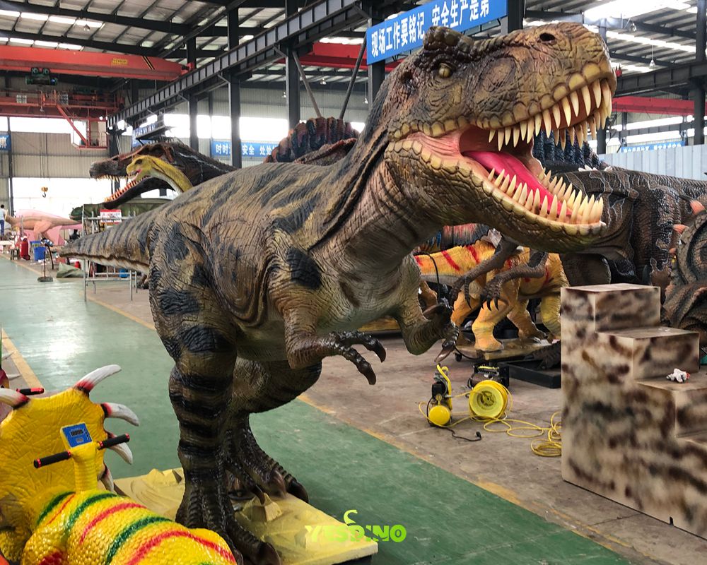 3D Animatronic Dinosaur Realistic T-rex for Exhibition