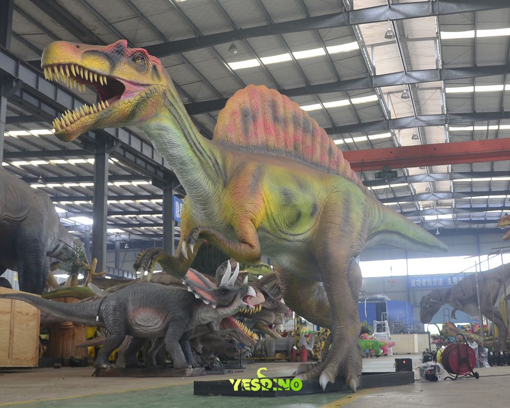 Animatronic Spinosaurus for Jurassic Park Exhibition