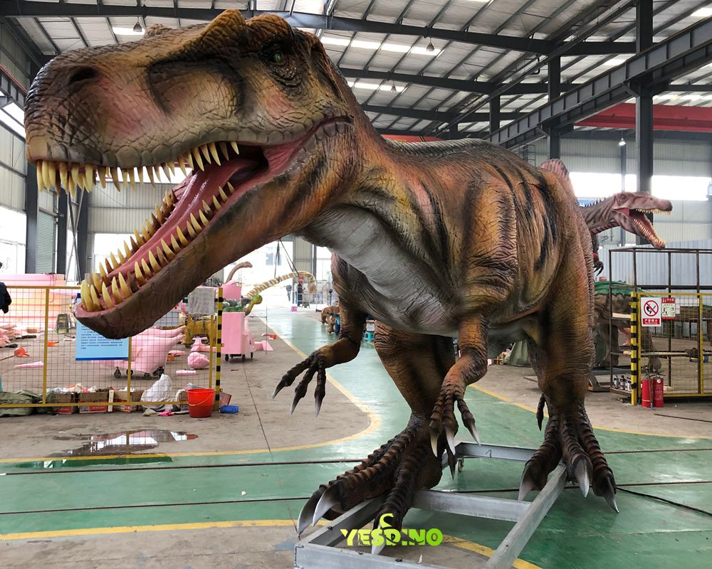 Animatronic Allosaurus Life Size Dinosaur Model for Museum Exhibition