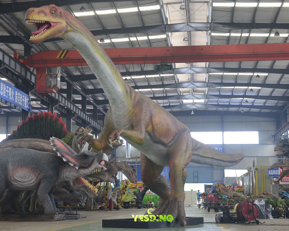 Realistic Dinosaur Model Animtronic Plateosaurus